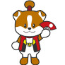 犬山市の公式キャラクター「わん丸君」