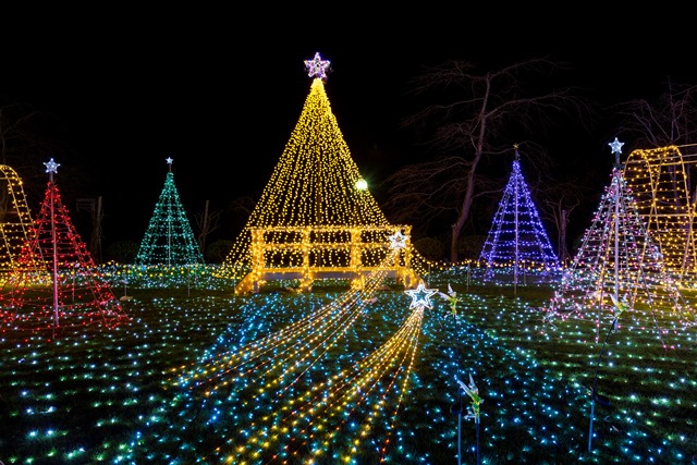 イルミ クリスマス特集 Led電球５万個を使用した ウィンターイルミネーション を開催中 トレナビ